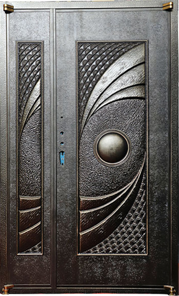 heavy steel security doors